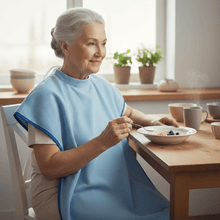 Load image into Gallery viewer, Caretex Caress G279 Yıkanabilir, Sıvı Geçirmez ve Bağcıklı Yetişkin Yemek Önlüğü - Medtex by Texmart