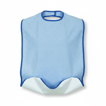 Load image into Gallery viewer, Caretex Caress G885 Yıkanabilir, Sıvı Geçirmez, Çıtçıtlı ve Cepli Yetişkin Yemek Önlüğü - Medtex by Texmart