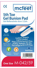 Görseli galeri görüntüleyiciye yükleyin, Mcfeet Ayak Serçe Parmak Silikon Bunyon Koruyucu 1 adet