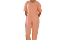 قم بتحميل الصورة إلى عارض الصور، Caretex BH - 04 Alzheimer ve Demans Hastaları İçin Sırt Fermuarlı Kadın Hasta Bakım Tulumu - Medtex by Texmart