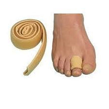 Görseli galeri görüntüleyiciye yükleyin, Mcfeet Silikon Destekli Kumaş Ayak Parmak Koruyucu Tüp