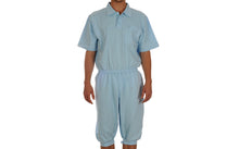 Görseli galeri görüntüleyiciye yükleyin, Caretex EH-40 Alzheimer ve Demans Hastaları İçin Bacak Fermuarlı Erkek Hasta Bakım Tulumu