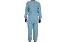 Görseli galeri görüntüleyiciye yükleyin, Caretex EHL 5&EH 04 Alzheimer ve Demans Hastaları İçin Sırt Fermuarlı Erkek Hasta Bakım Tulumu