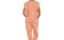 Görseli galeri görüntüleyiciye yükleyin, Medtex BH-03 Alzheimer,Demans Hastaları İçin Sırt Fermuarlı Kadın Hasta Bakım Tulumu