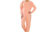 Görseli galeri görüntüleyiciye yükleyin, Medtex BHL-5 Alzheimer,Demans Hastaları İçin Sırt Fermuarlı Kadın Hasta Bakım Tulumu