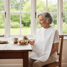 Load image into Gallery viewer, Caretex Caress C110 Yıkanabilir, Sıvı Geçirmez, Bağcıklı ve Cepli Yetişkin Yemek Önlüğü  - Medtex by Texmart
