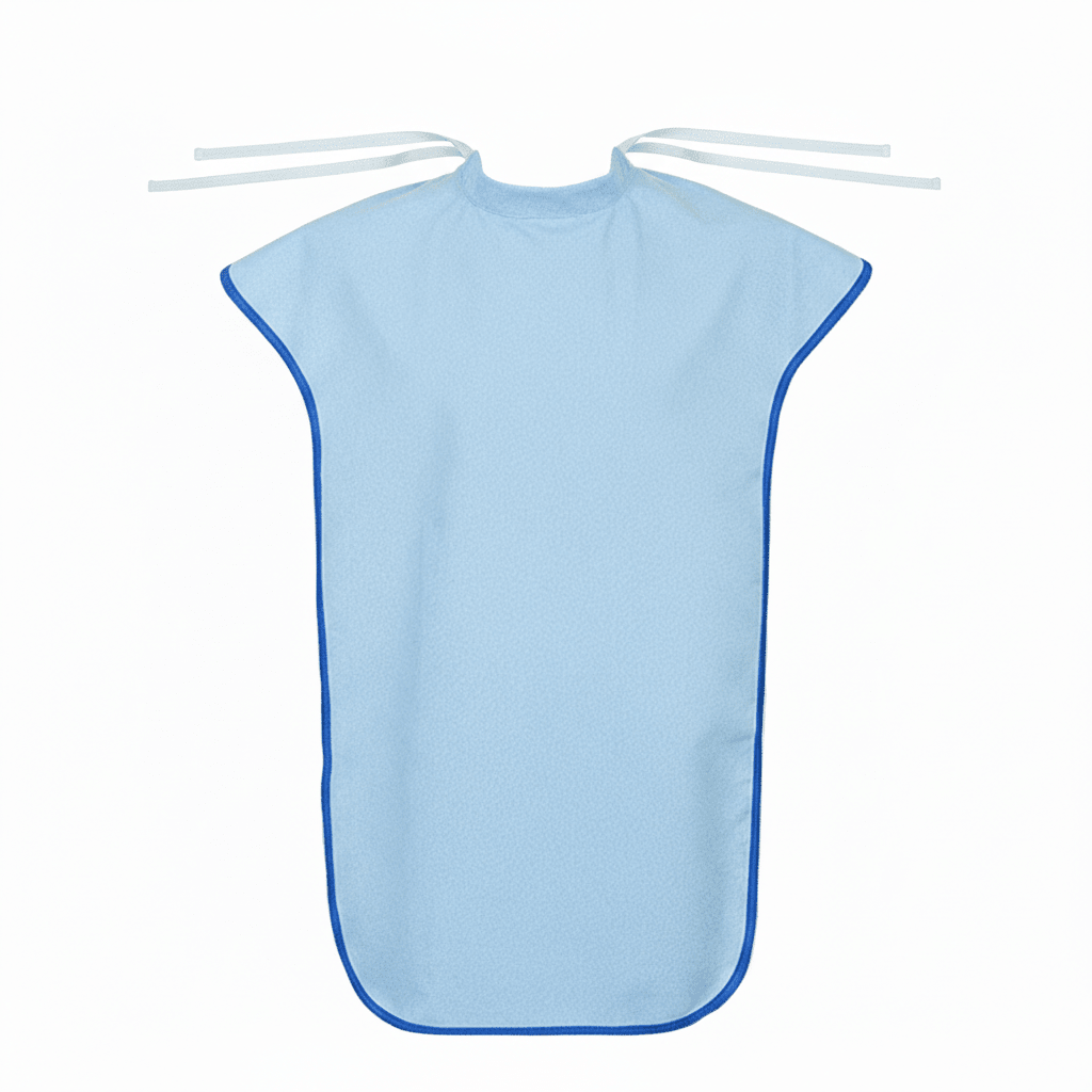 Caretex Caress G279 Yıkanabilir, Sıvı Geçirmez ve Bağcıklı Yetişkin Yemek Önlüğü - Medtex by Texmart