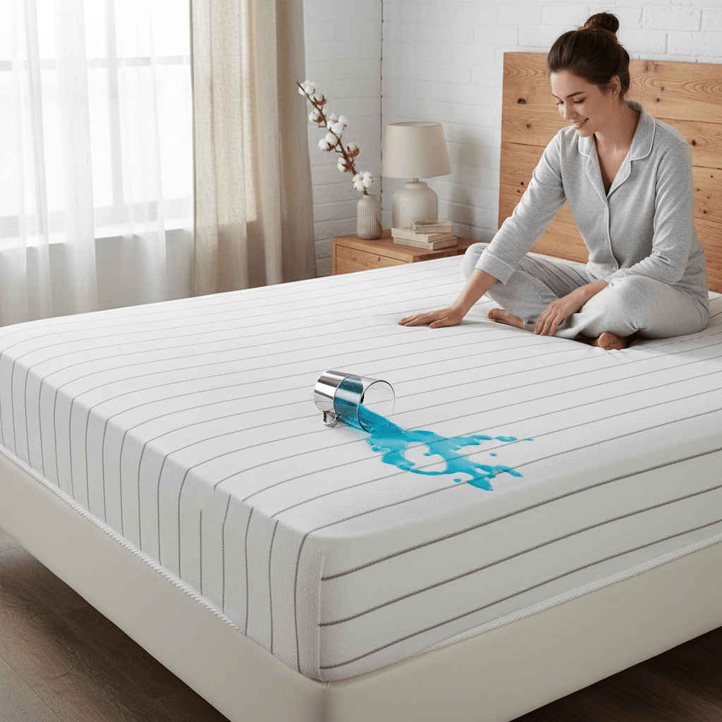 Caretex Silverline Antistatik, Anti - Stres ve Sıvı Geçirmez Antibakteriyel Yatak Alezi - Medtex by Texmart