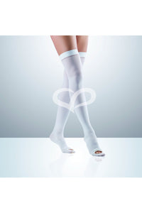 Varisel Diz Üstü,Gözlem Pencereli Anti-Emboli Çorabı