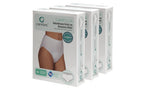 Caretex Camelia Orta Emici, Yıkanabilir Kadın Emici Külot 3'lü Ekonomik Paket - Medtex by Texmart