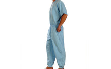 Load image into Gallery viewer, Caretex EH - 003 Alzheimer ve Demans Hastaları İçin Bacak Fermuarlı Erkek Hasta Bakım Tulumu - Medtex by Texmart
