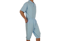 Load image into Gallery viewer, Caretex EH - 40 Alzheimer ve Demans Hastaları İçin Bacak Fermuarlı Erkek Hasta Bakım Tulumu - Medtex by Texmart
