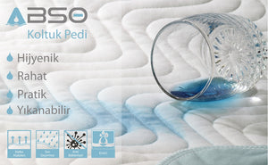 Caretex Yıkanabilir,Emici,Sıvı Geçirmez Sandalye ve Koltuk Minderi